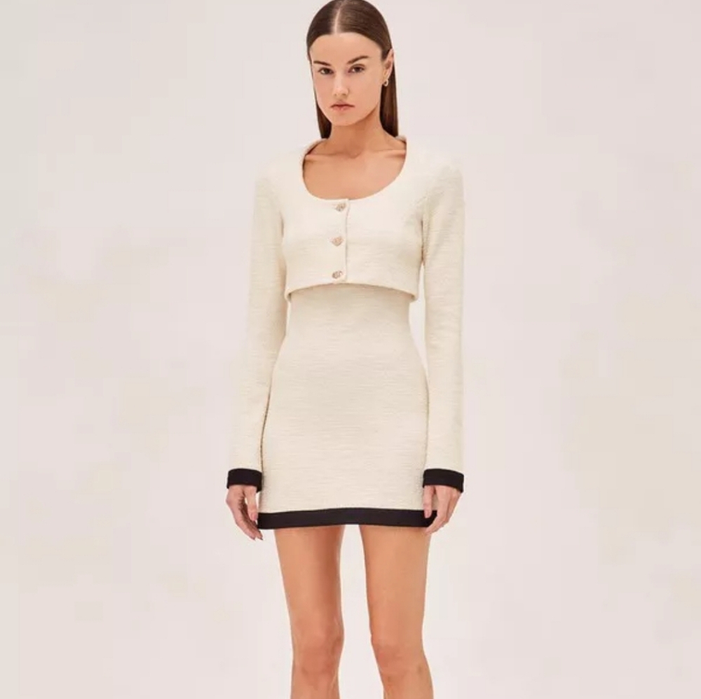 Alexis 'Vernazza' cropped top and a matching 'Sorena' dress